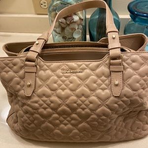 LK Bennett Pearl tote purse in trench color